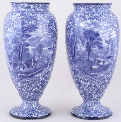Vases Pair c1920s